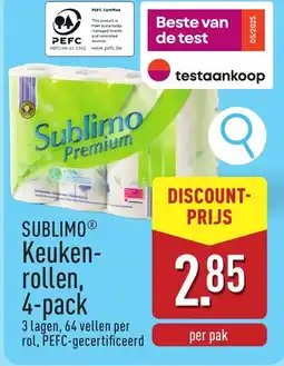 ALDI Sublimo Keuken Rollen aanbieding