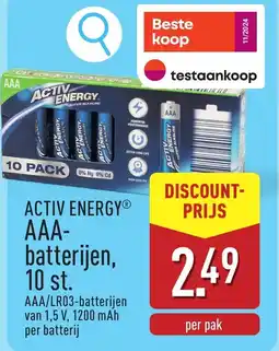 ALDI Activ Energy aanbieding