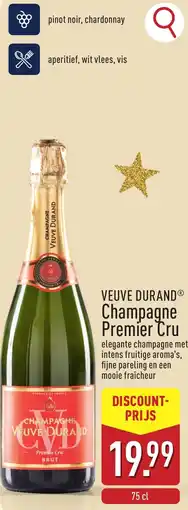 ALDI Veuve Durand Champagne Premier Cru aanbieding