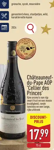 ALDI Châteauneuf- du-Pape AOP 'Cellier des Princes' aanbieding