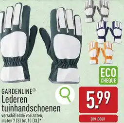 ALDI GARDENLINE® Lederen tuinhandschoenen aanbieding