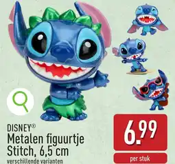 ALDI Disney Metalen figuurtje Stitch aanbieding