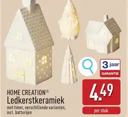 ALDI Home Creation Ledkerstkeramiek aanbieding