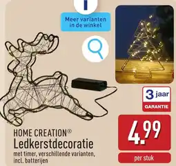ALDI Home Creation Ledkerstdecoratie aanbieding