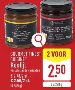 ALDI Gourmet Finest Cuisine Konfijt aanbieding
