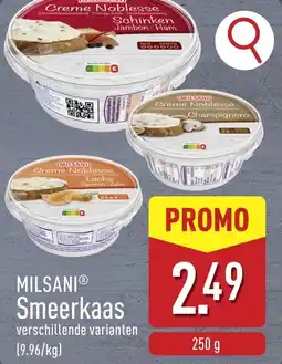 ALDI Milsani Smeerkaas aanbieding
