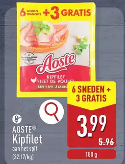 ALDI Aoste Kipfilet aanbieding