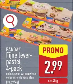 ALDI Panda Fijne lever- pastei aanbieding