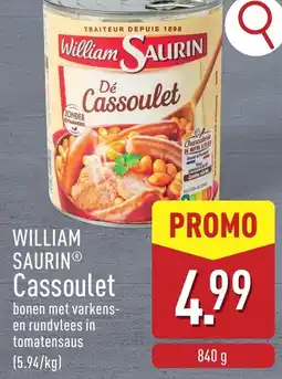 ALDI William Saurin Cassoulet aanbieding