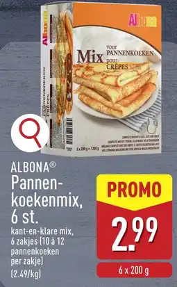 ALDI Albona® Pannen- koekenmix aanbieding