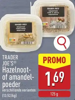 ALDI Trader Joe's Aman Hazelnoot- of amandel poeder aanbieding