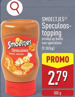 ALDI Smoeltjes Speculoos- topping aanbieding