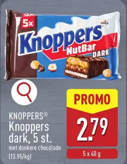 ALDI Knoppers dark aanbieding