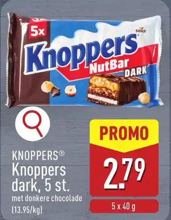 ALDI Knoppers dark aanbieding