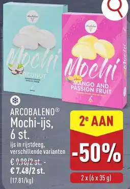 ALDI Arcobaleno Mochi-ijs aanbieding