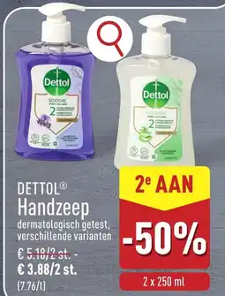ALDI Dettol Handzeep aanbieding