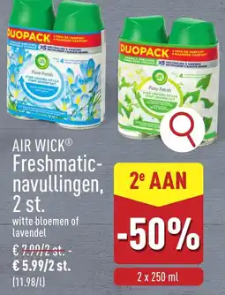 ALDI Air Wickⓡ Freshmatic- navullingen aanbieding