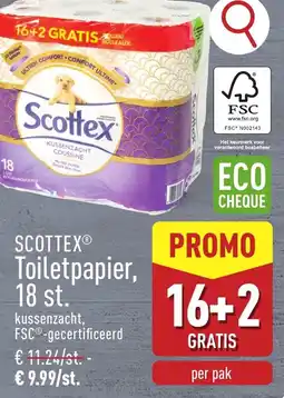 ALDI Scottex Toiletpapier aanbieding