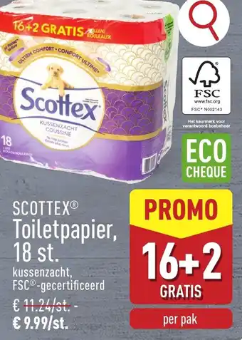 ALDI Scottex Toiletpapier aanbieding