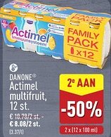ALDI Danone Actimel Multifruit, aanbieding