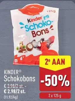 ALDI Kinder SchokoBons aanbieding