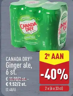 ALDI Canada Dry aanbieding