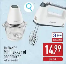ALDI Ambiano Minihakker of handmixer aanbieding