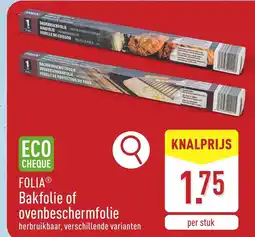 ALDI Folia Bakfolie of ovenbeschermfolie aanbieding