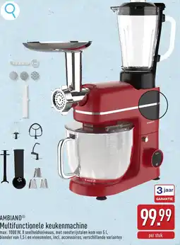 ALDI Ambiano Multifunctionele keukenmachine aanbieding