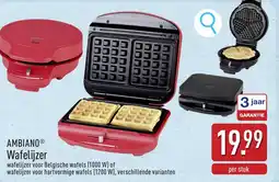 ALDI Ambiano Wafelijzer aanbieding