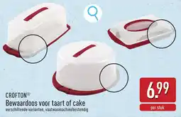 ALDI Crofton Bewaardoos voor taart of cake aanbieding