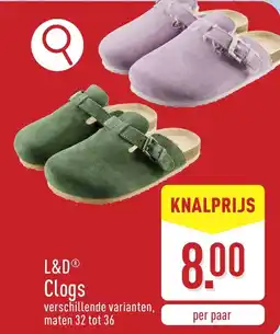 ALDI L&D Clogs aanbieding