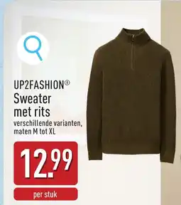 ALDI UP2FASHION Sweater met rits aanbieding
