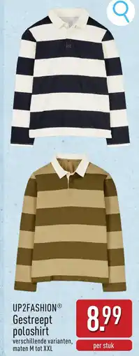 ALDI UP2FASHION Gestreept poloshirt aanbieding