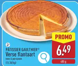 ALDI Pâtissier Gaulthier Verse flantaart aanbieding