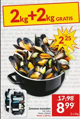 Intermarché Moules de Zélande Zeeuwse Mosselen aanbieding