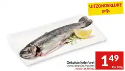 Intermarché Gekuiste hele forel aanbieding