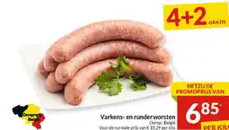 Intermarché Varkens- en runderworsten aanbieding