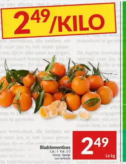 Intermarché Bladclementines aanbieding