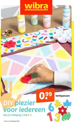 Wibra Verfsponzen aanbieding