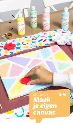 Wibra DIY-Special Maak je eigen canvas aanbieding