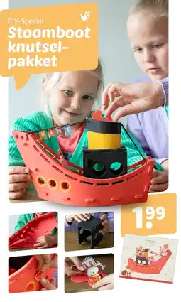 Wibra DIY-Special Stoomboot knutsel- pakket aanbieding