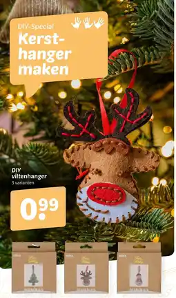 Wibra DIY viltenhanger aanbieding
