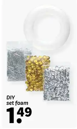 Wibra DIY set foam aanbieding