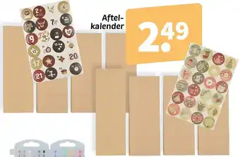 Wibra Aftel- kalender aanbieding