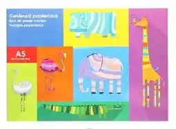 Wibra Gekleurd papier A5 aanbieding