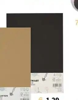 Wibra Zwart papier aanbieding