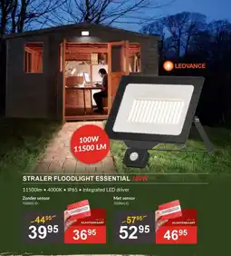 HandyHome Straler floodlight essential 100W Zonder sensor aanbieding