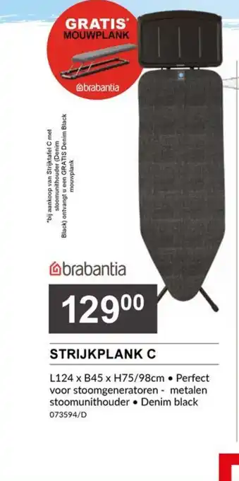 HandyHome Strijkplank C aanbieding