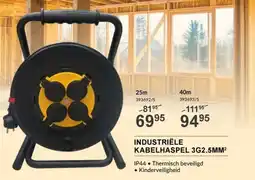 HandyHome Industriële kabelhaspel 3G2.5MM² aanbieding
